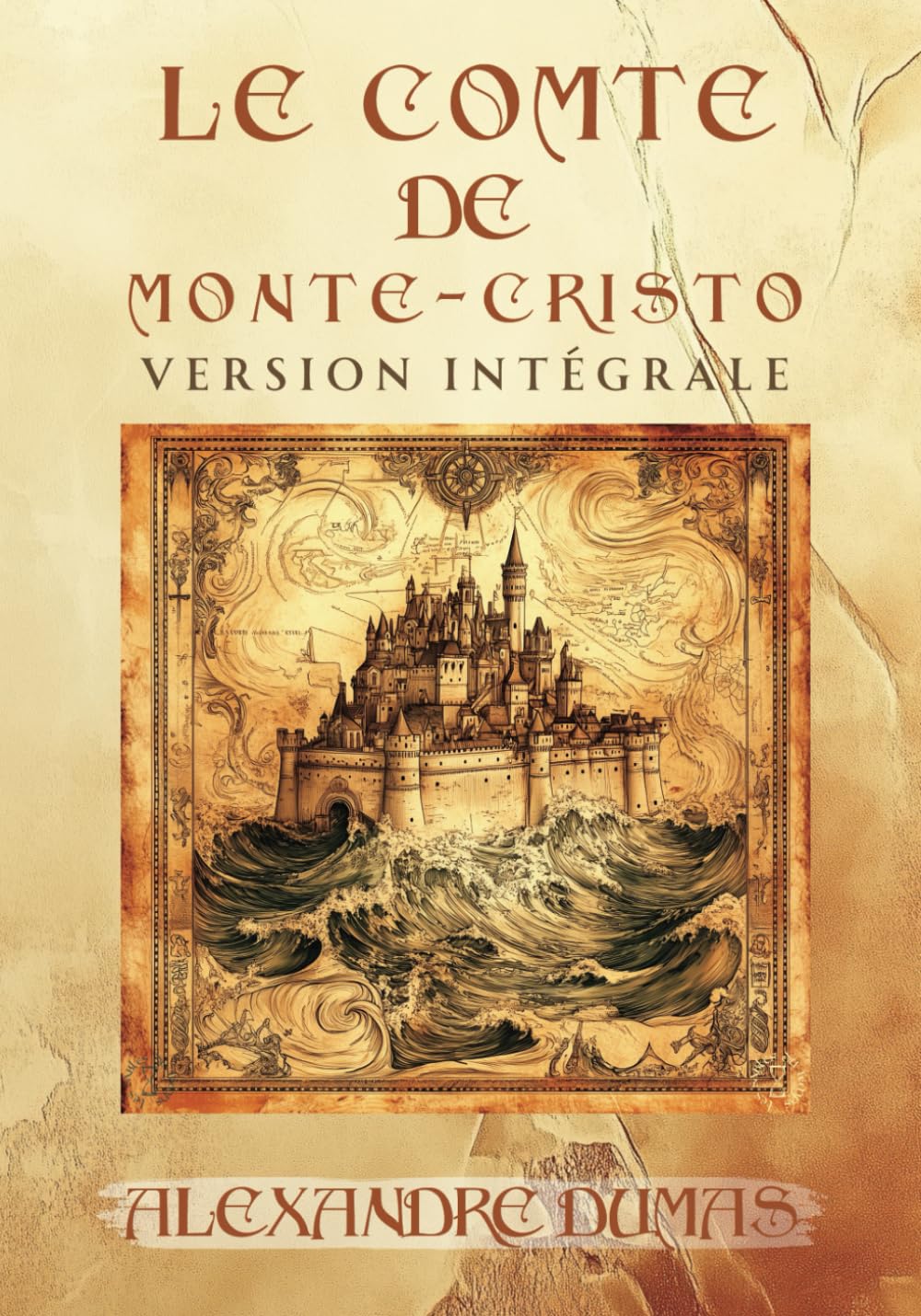 Le Comte de Monte-Cristo - Alexandre Dumas: Édition Intégrale en 1 seul volume - Grand format 17.78 x 25.4 cm (Littérature classique française, Roman d’aventure historique, Les Sables du Temps)