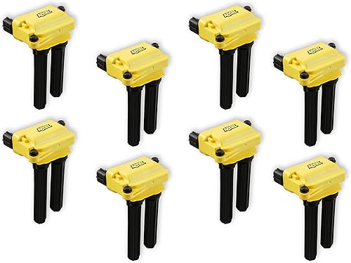 Miniatura 1 de ACCEL - Bobina de encendido, 140038-8 SuperCoil-Paquete de 8, AmarilloNegro