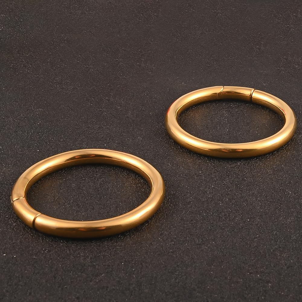 Vankula Pesos Orejas Dilataciones túnel tapones Aro acero inoxidable Expansores Estiramiento Piercing 4mm 5mm 6mm 8mm