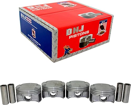 DNJ P4223 - Juego de pistones de tamaño estándar para Mazda 11-14 2 1.5L L4 DOHC aspirado naturalmente MZR