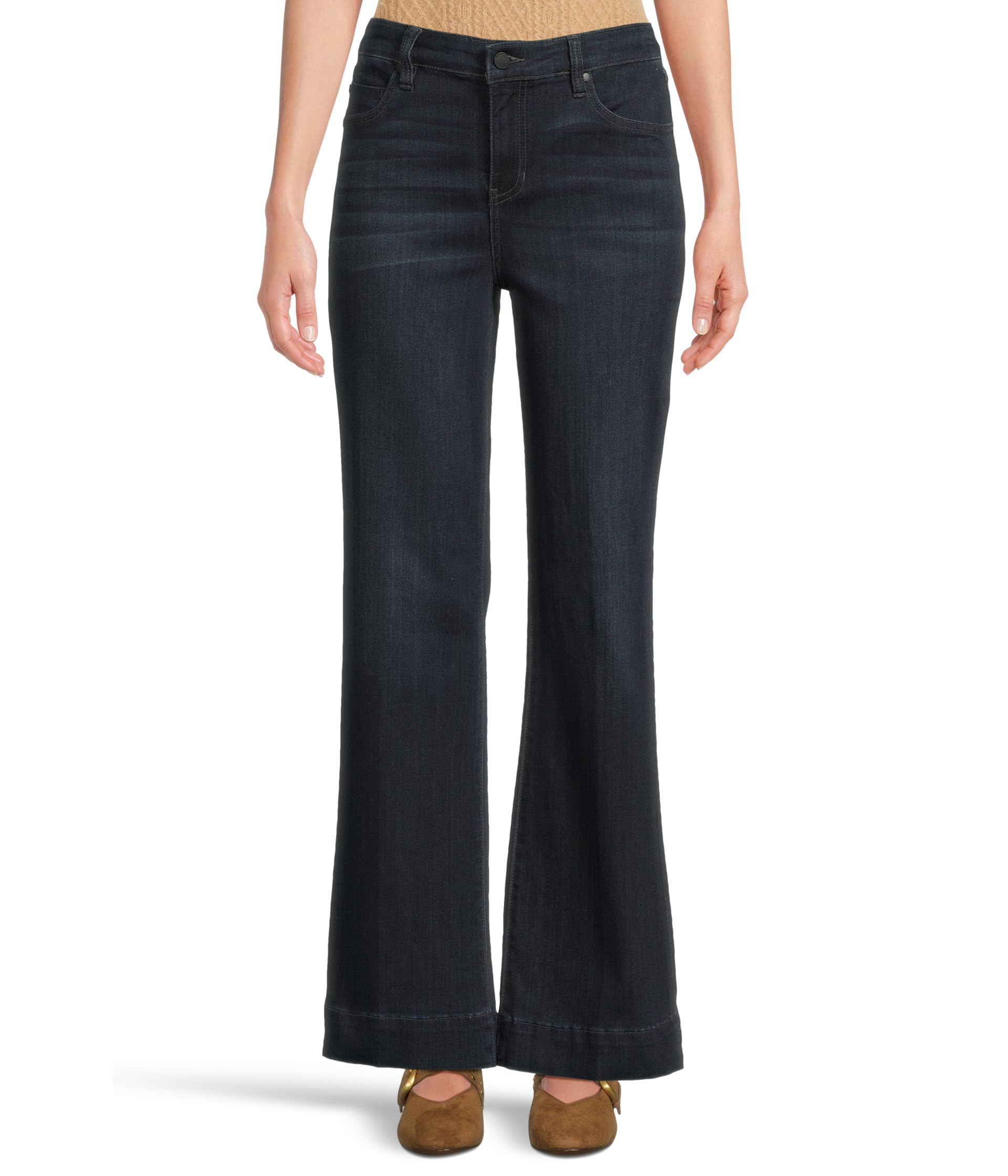 Liverpool Los Angeles Lucy Mid-Rise Bootcut Jeans W/Wide Hem