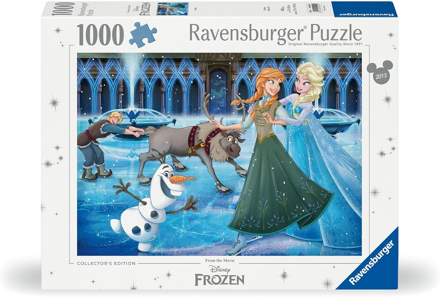 Ravensburger Disney Collector's Edition Frozen 1000 Piece Jigsaw Puzzle for Adults - 12000092 - Handcrafted Tooling, Made in Germany, Every Piece Fits Together Perfectly