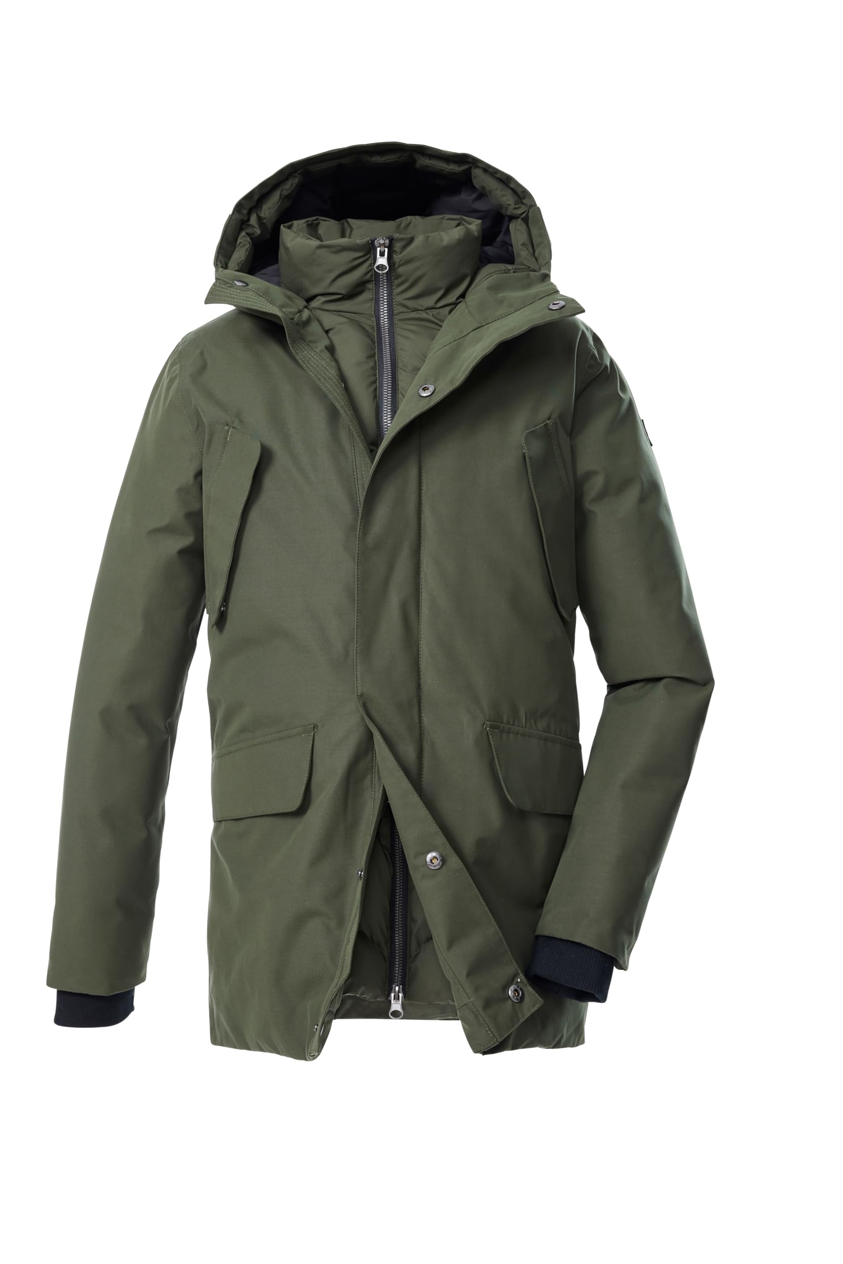 Killtec Kow 234 Bys Prk Parka funzionale/parka con cappuccio in look 2-in-1 Bambini e ragazzi