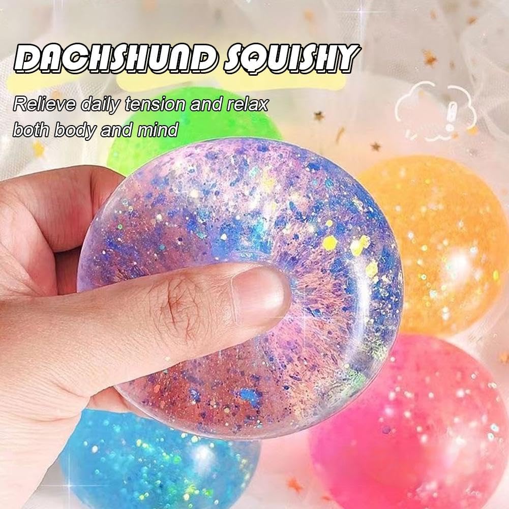 Cute Duck Squishies Sugar Stress Ball, Easter Basket Stuffers, Squishies Duck Squishies Toys for Adults, Soft Ducks Stress Relief Fidget Sugar Ball,Slow Rise Relaxing Sensory Fidget for Anxiety Relief