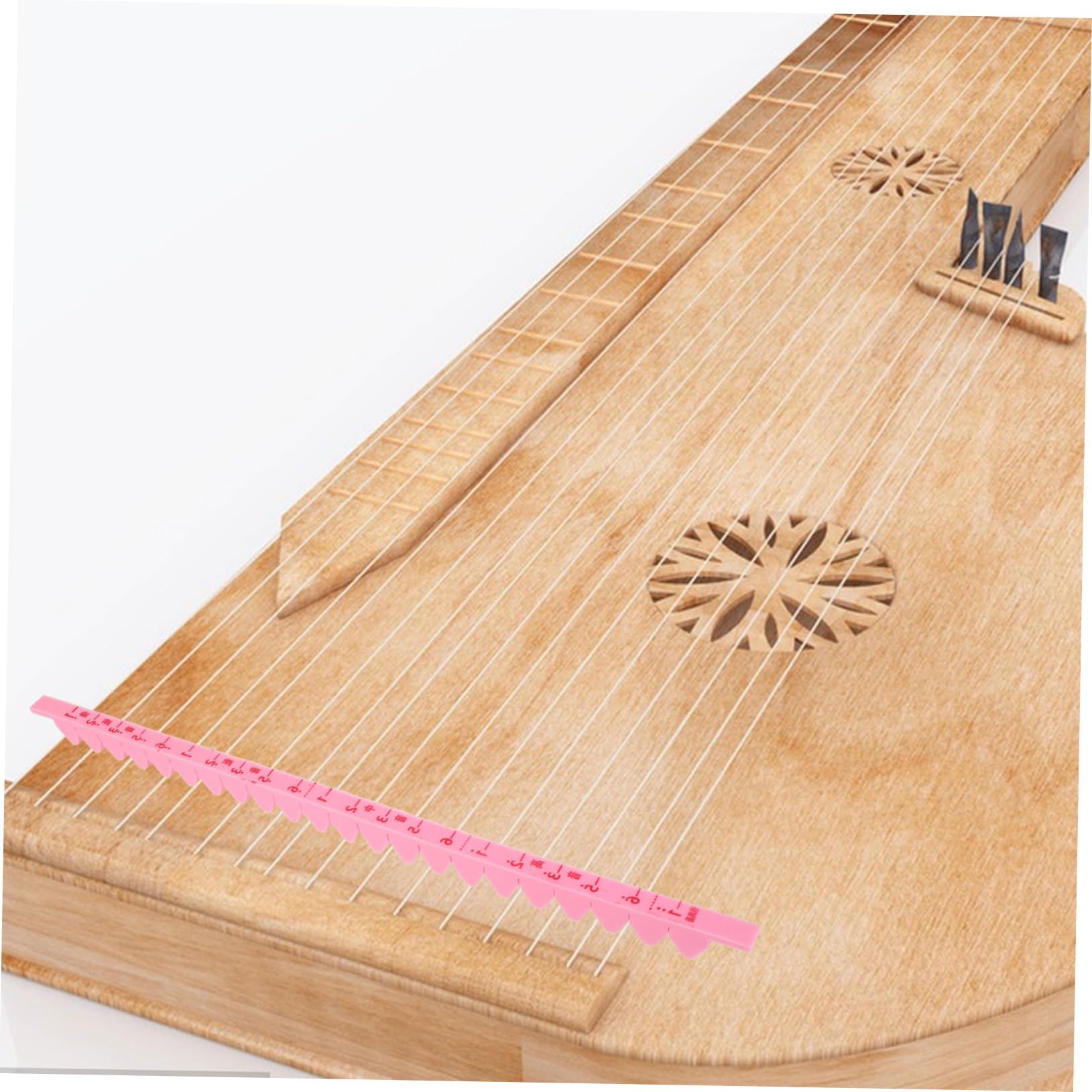 Mikinona Dämpfungsstreifen mit Stabilität und Leichtem Design aus Silikon Guzheng als Schwacher Gürtel für Praxis und Aufführungen Universell Einsetzbar
