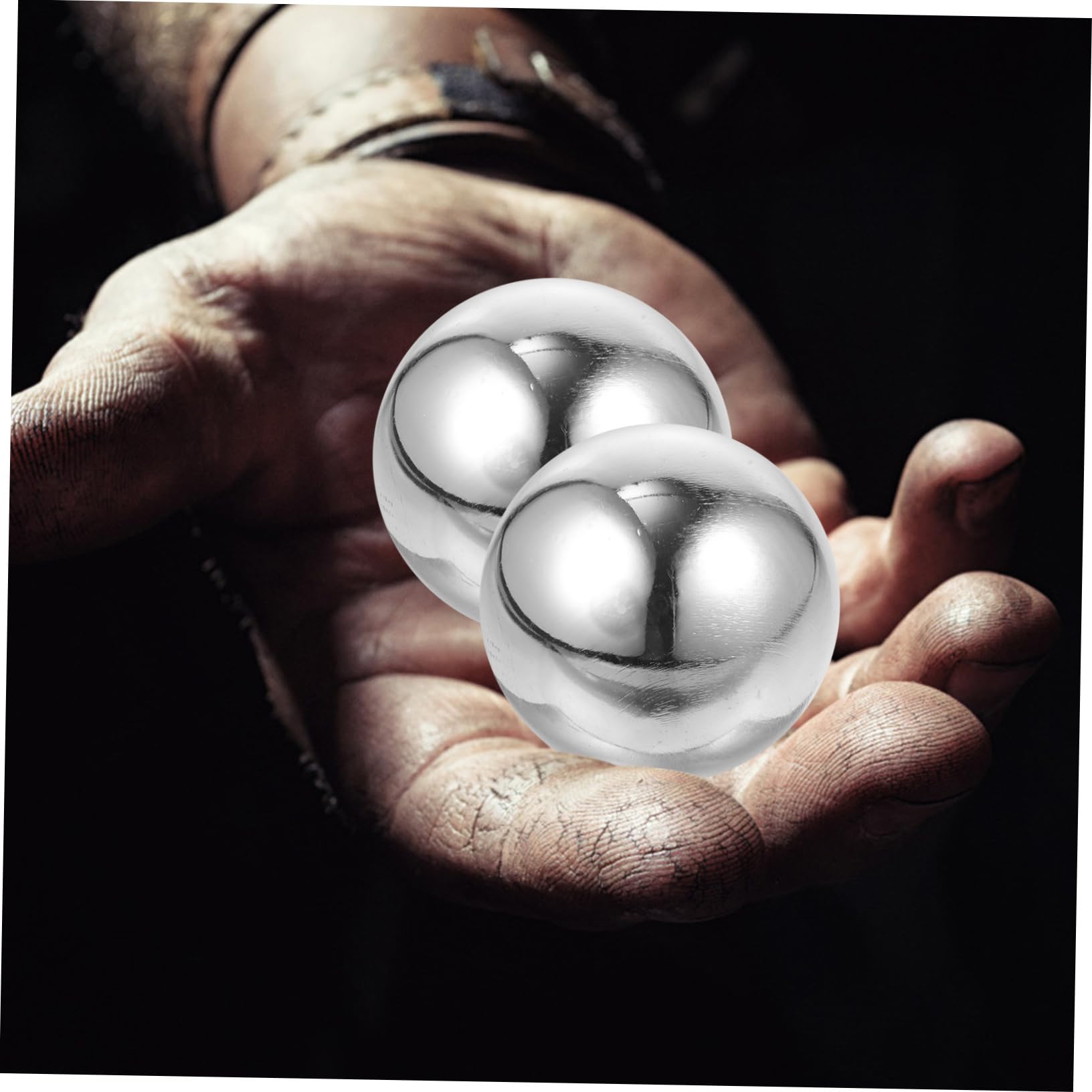 Metallhandbälle 1 Satz aus Metall für Massage und Physiotherapie