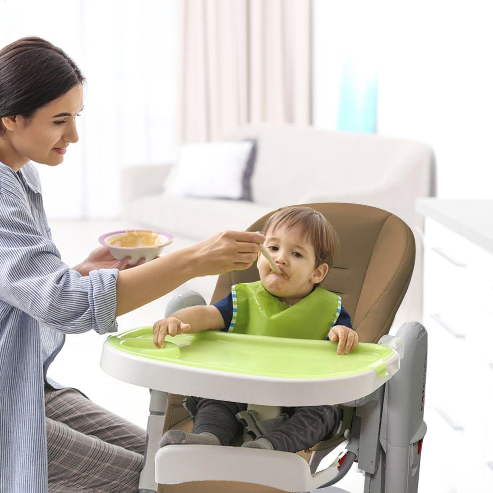 Okładki na krzesło restauracji dla dziecka, okładka HighChair dla dziecka | Poduszka do mycia maszynowego Akcesoria dla niemowląt, wygodne częś