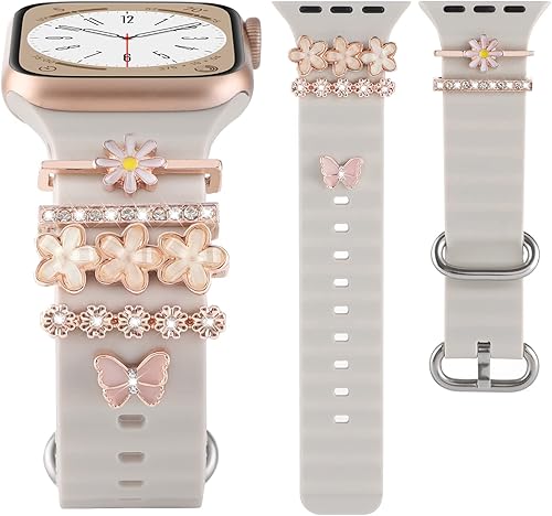 Dijes decorativos compatibles con Apple Watch de 1.496 pulgadas, 1.575 pulgadas, 1.614 pulgadas, 1.654 pulgadas, 1.732 pulgadas, 1.732 pulgadas,