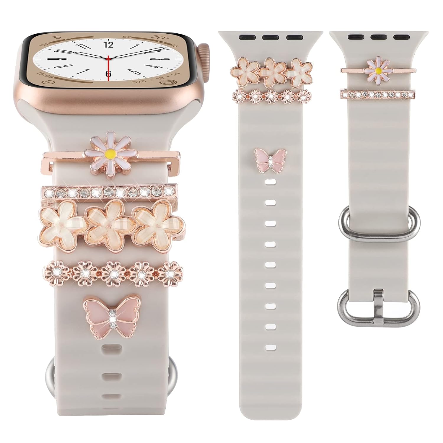 Decorative rings compatible with apple watch band charms 38mm 40mm 41mm 42mm 44mm 45mm 49mm 44mm, - Review, Price and Buying Guide