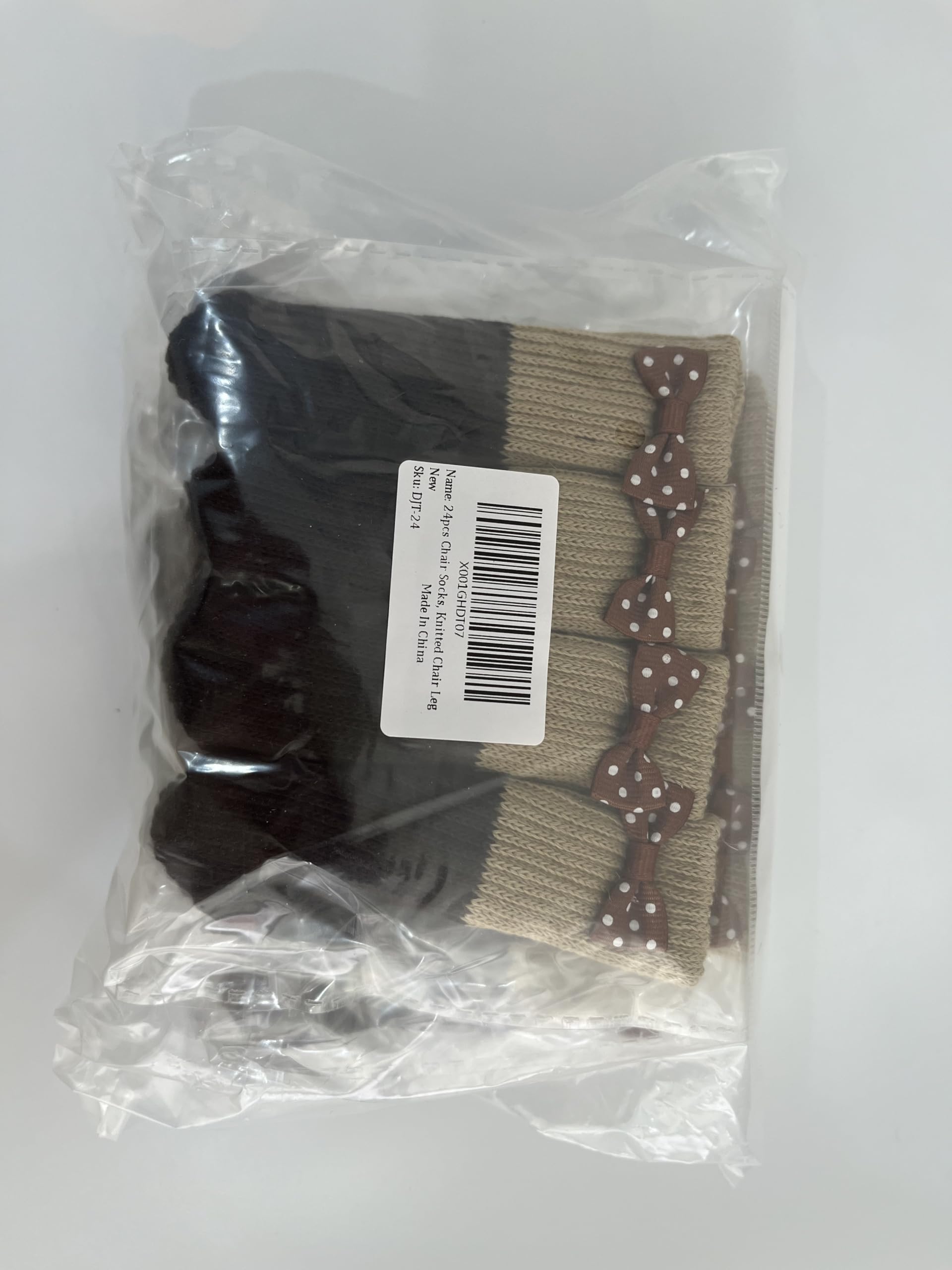 24 Paires De Chaussette Chaise Pour Pieds De Chaise, Chaussettes De Meubles En Tricot