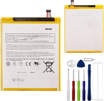 Replacement Battery ST33 58-000313 Compatible with HD 8 Table Kids10th Generation K72LL4-2020 Release with Tools