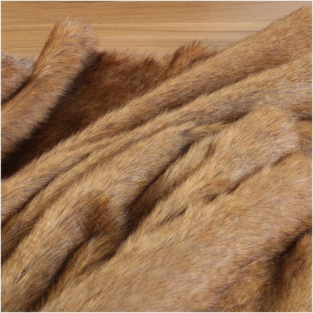Tissu en peluche doux pour colliers de manteaux et tapis de salon chaleureux