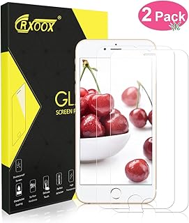 CRXOOX Protector Pantalla para iPhone 6/iPhone 6s, 2-Unidades, 9H Dureza, Alta Definicion 0.33mm, Compatible con 3D Touch