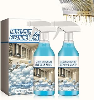 2PC Spray Splash Cleaner, 2025 New Multi-Purpose Handheld Degreaser, Powerful Foam Sprays for Ovens, Multi-Purpose Cleaner Spray for Kitchens, Countertops, Ovens