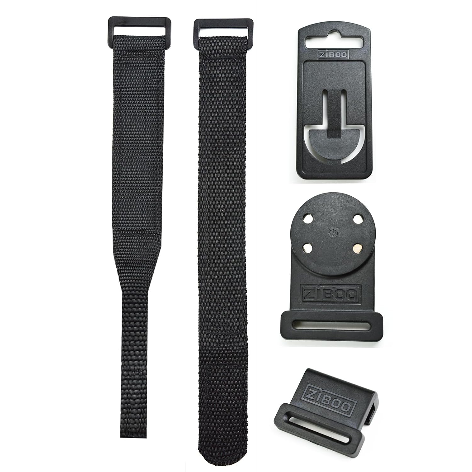 ZIBOO Multimeter Meter Hanging Kit Compatible with Fluke Meters，2 Straps, 2 Clips and Magnetic Hanger Compatible with TPAK 15B+ 17B+ 18B+ 115, 116, 117, 175, 177, 179, 87V, 287, 289