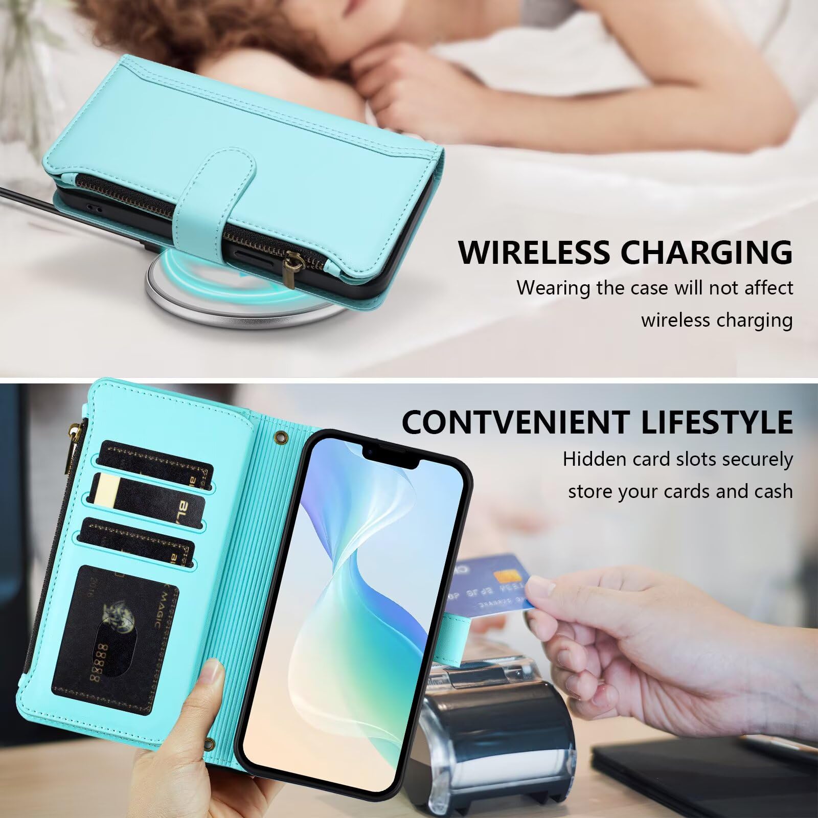 Funda De Cinturón Universal Para Honor Magic4 Pro Y Móviles Hasta 6.8″ – Bolsa De Tela Oxford Impermeable Con Cremallera Y Bolsillo Para Bolígrafo