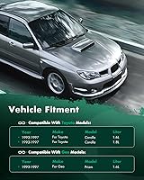 Vista 3 de SCITOO 1409 Radiador de repuesto para 1993-1997 para Geo para Prizm 1993-1997 para Toyota para Corolla 1.6L 1.8L