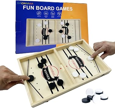 Fast Sling Puck Game,Slingshot Hockey Game, Board Game Toy,Funny Table Games,Parent-child Interactive Toy, Football Board Games for Adults & Kids