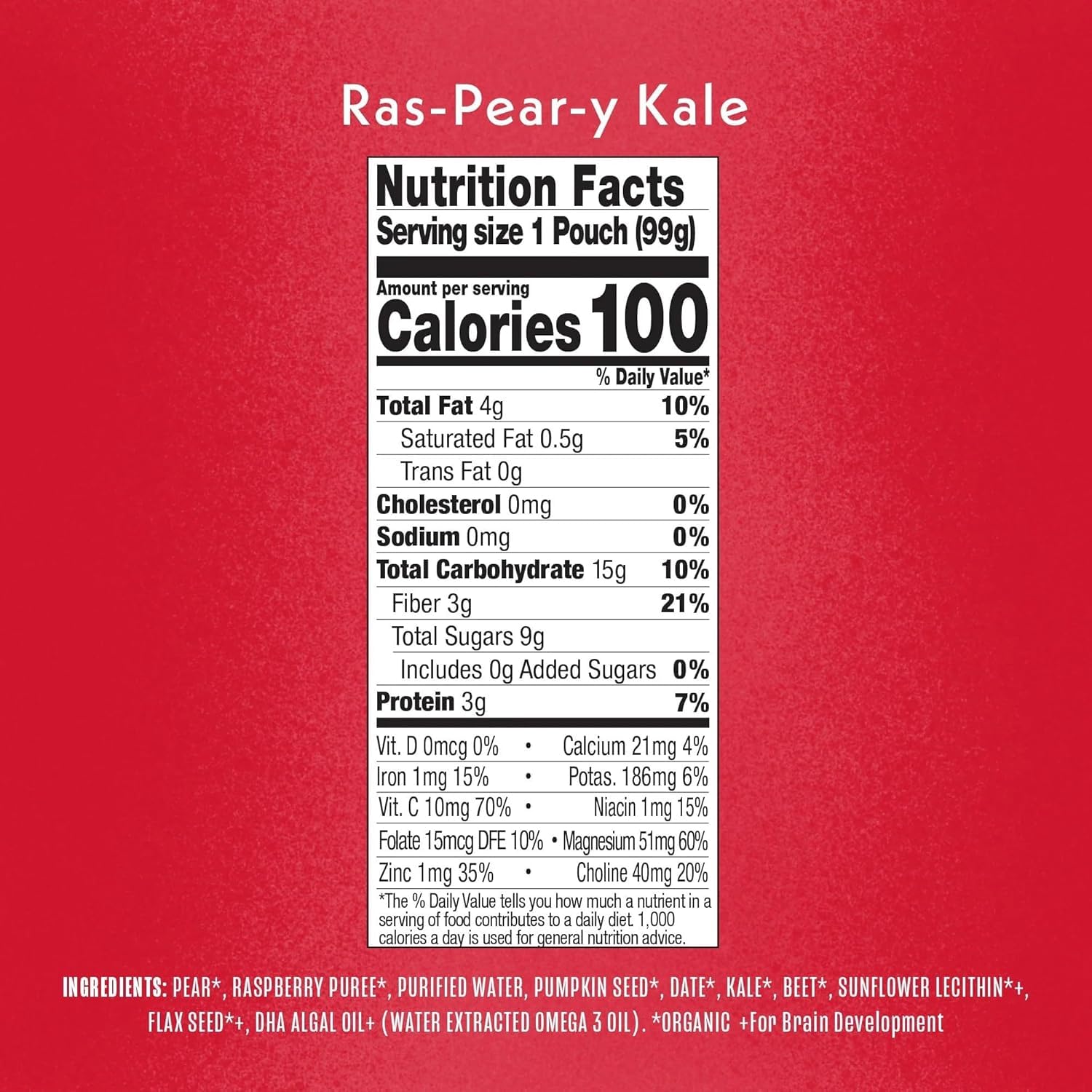 Once Upon a Farm Pouches, Smart Blend Variety Pack, Pineapple, Blueberry, Raspberry, Apple, USDA Certified Organic, Non-GMO, Cold-Pressed, No Sugar Added, Variety Pack of 16