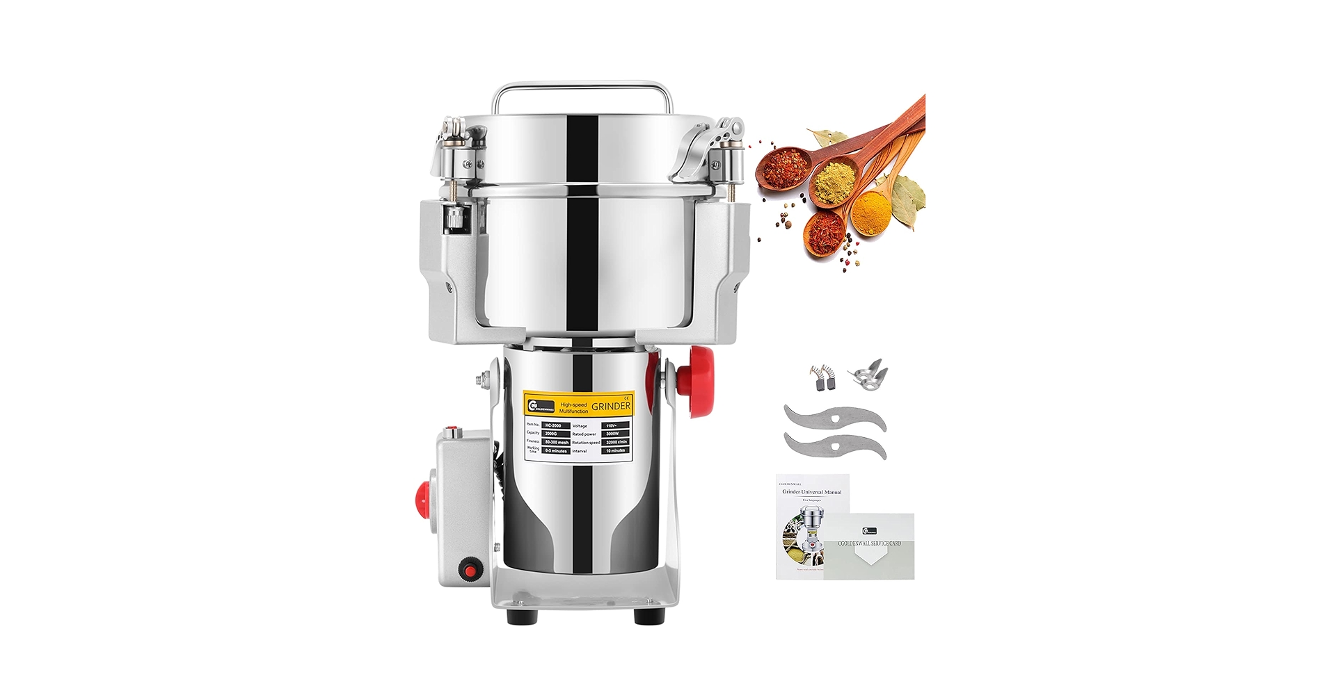 Grain Mill 製粉機 Magic Mill アメリカ製 Magic Mill III Plus High Speed Flour Grain Mill Model No