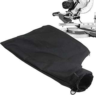 Miter Saw Dust Bag – Nylon 22x16cm | Air Outlet | Dust Collector Bag | Power Tool Saw Collection Attachment For Woodworking Workshop Clean Cutting And Daily Use