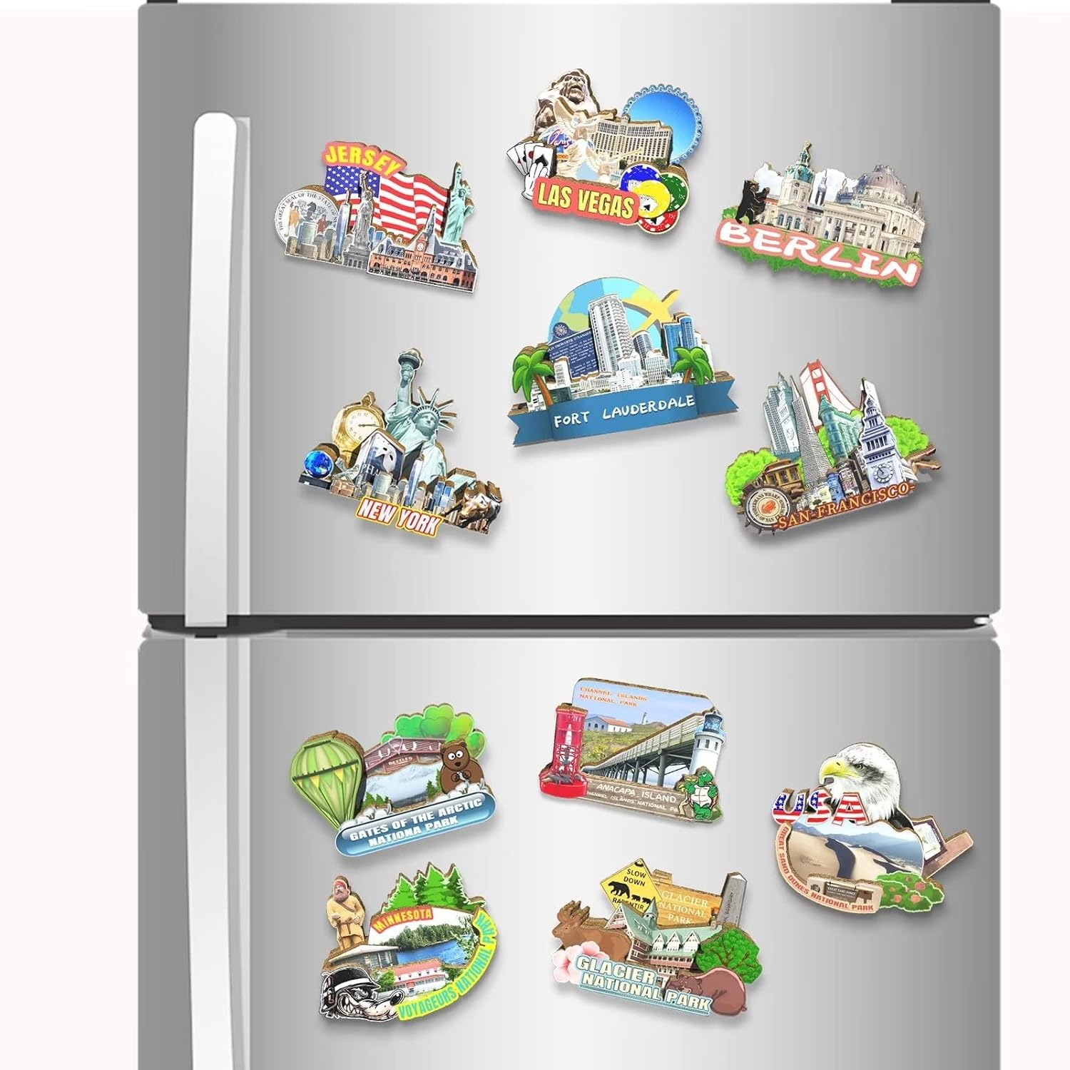 USA Fort Lauderdale Magnet Fridge Magnet Wooden 3D Landmarks Travel Collectible Souvenirs Decoration Handmade2 image 4