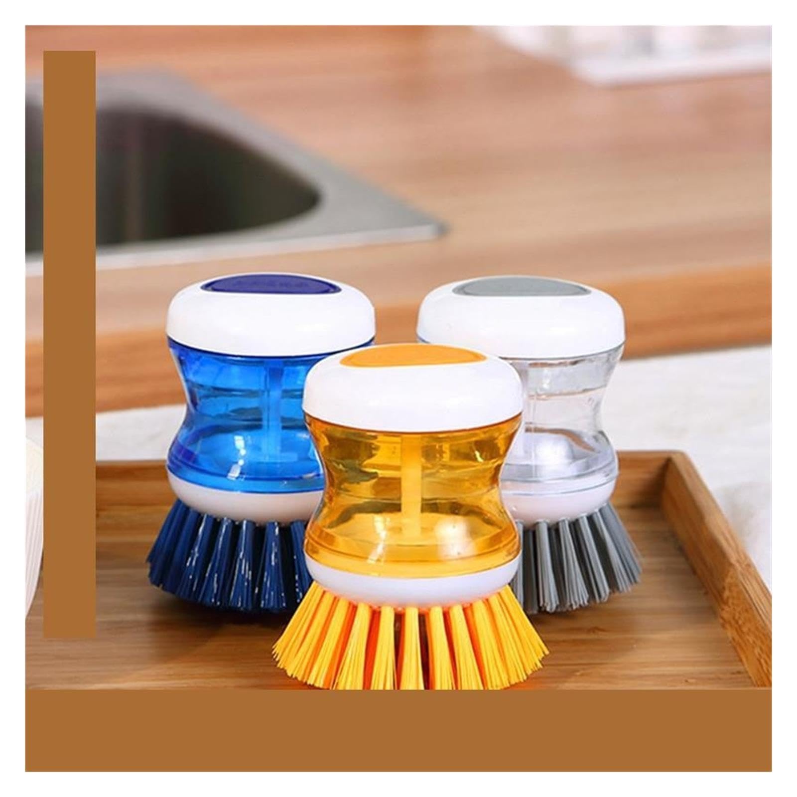 3. Detergent Cleaning Brush Can be Placed para Limpiar Platos
