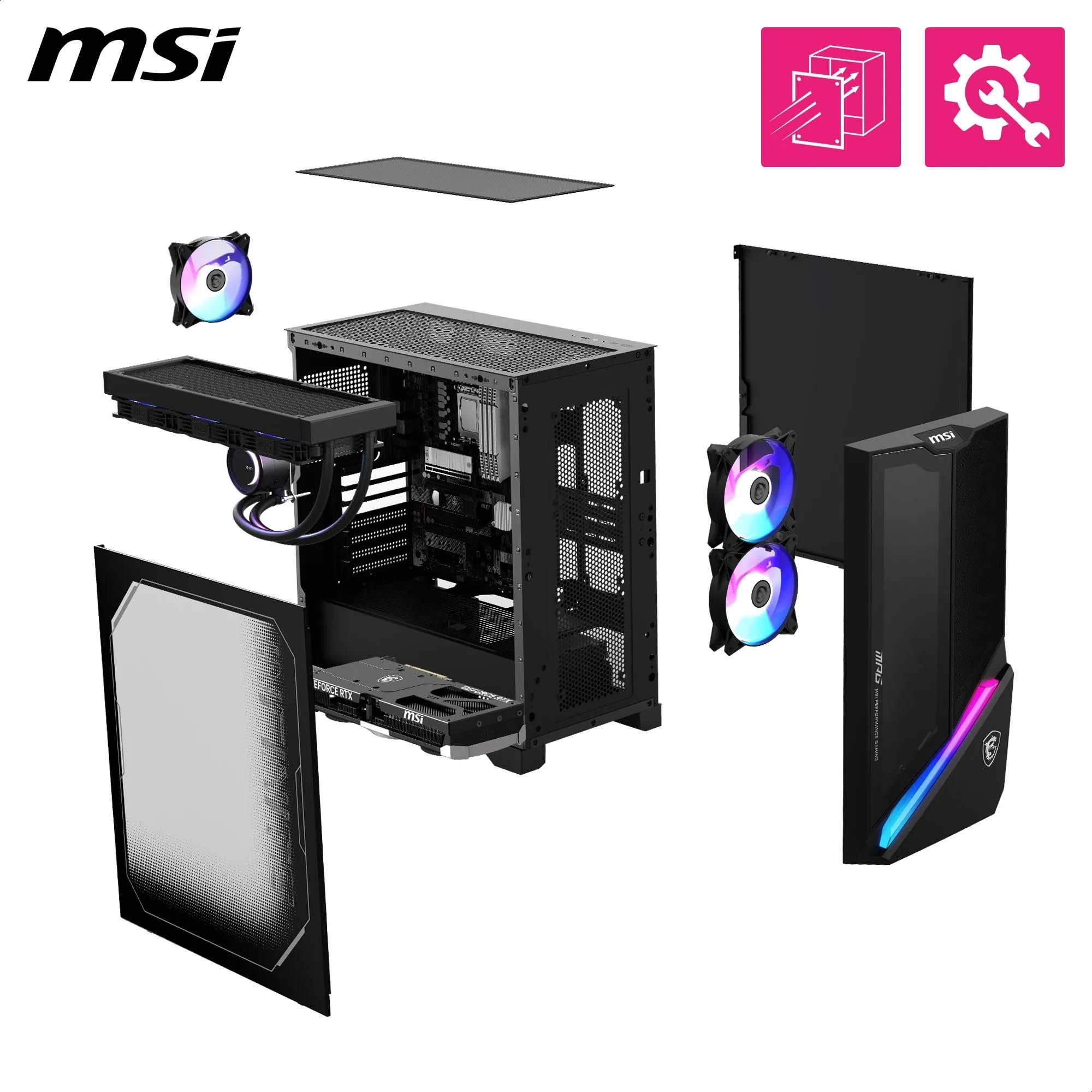 MSI MPG Infinite X3 AI 2NVV7-055EU PC de Bureau Gaming