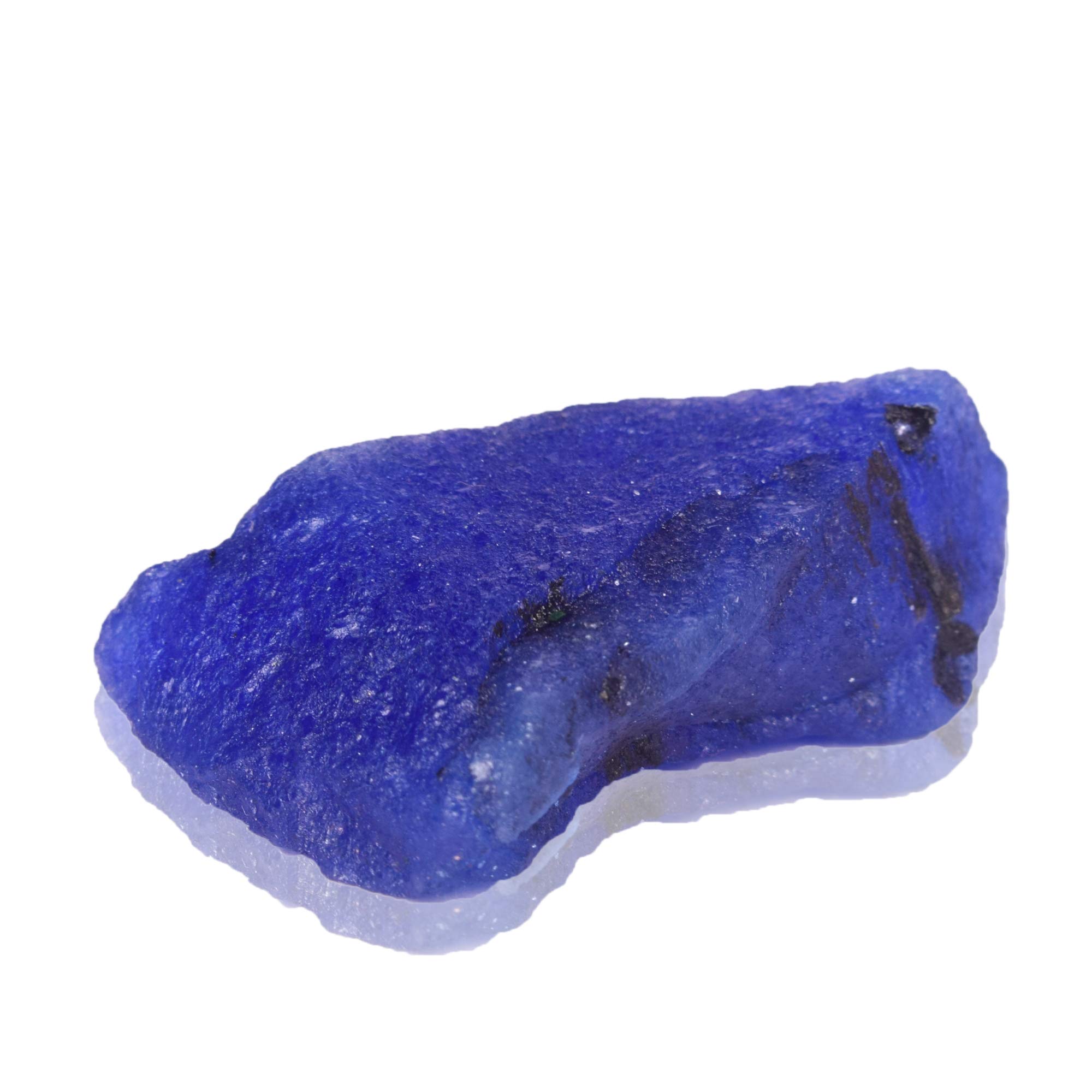 Roher natürlicher blauer Saphir-Rohedelstein, unbeheizter blauer Saphir 170,00 Karat Rohedelstein für Heim- und Gartendekor