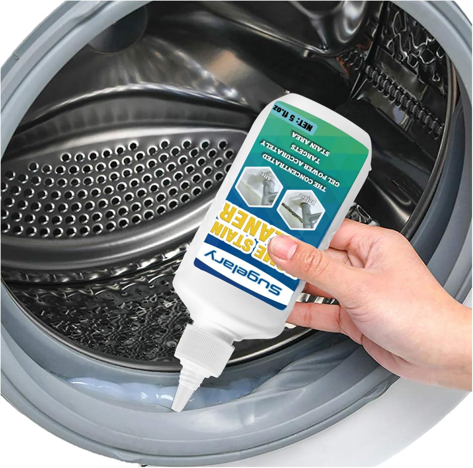Mold Remover Gel, Household Washing Machine Cleaner for Washing Machine, Refrigerator Strips, Grout Cleaner Best for Home Sink, Kitchen, Showers(1Pack)