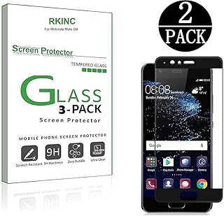 RKINC Protector de pantalla para Huawei P10, 2 unidades, cobertura completa, cristal templado, borde redondo 3D, dureza 9H, transparente RKINC Protector de pantalla para Huawei P10, 2 unidades, cobertura completa, cristal templado, borde redondo 3D, dureza 9H, transparente