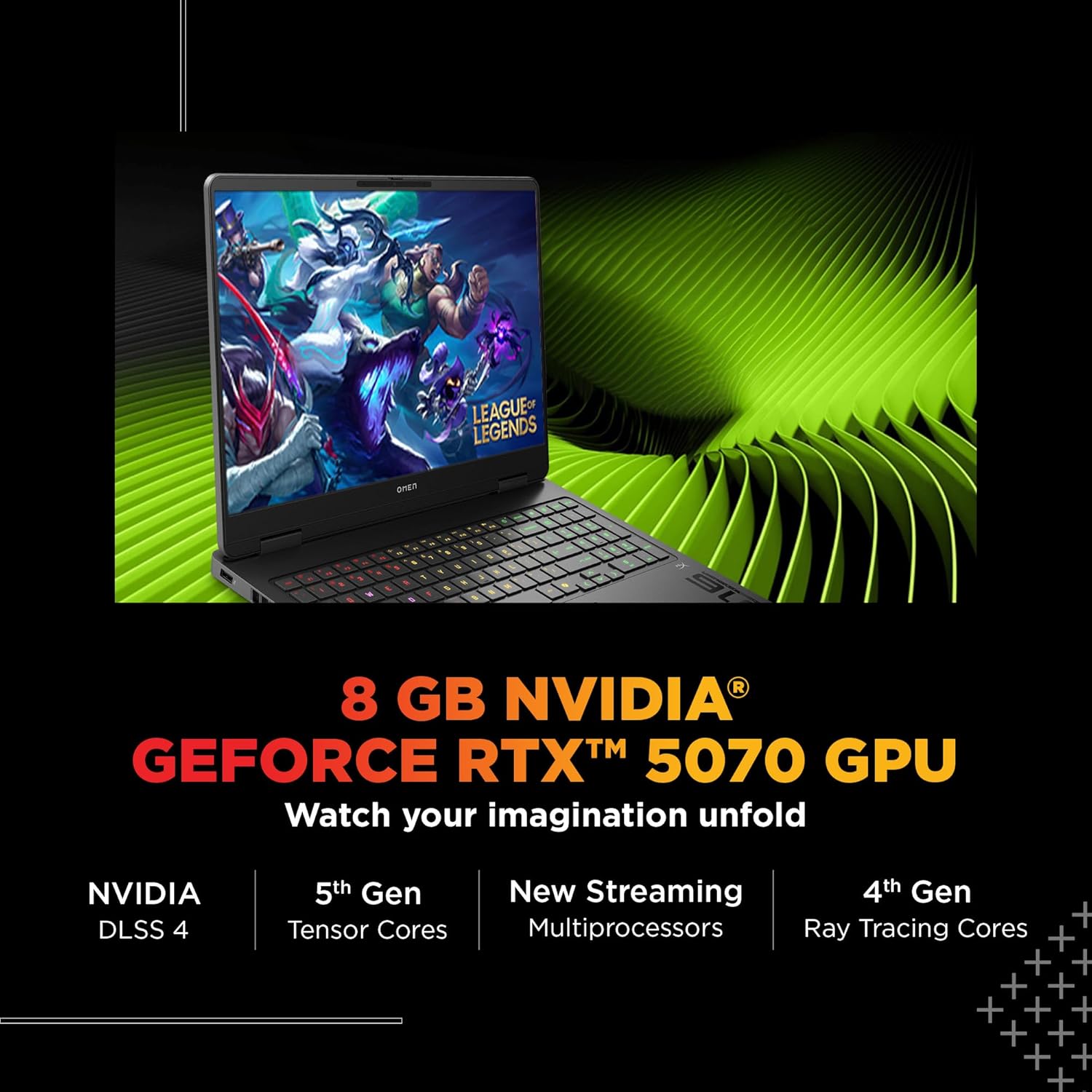 HP Omen, AMD Ryzen 9 8940HX, 8GB RTX 5070, 24GB DDR5(Upgradeable) 1TB SSD, 165Hz, 2k WUXGA, 3ms, 400 nits, 16''/40.6cm, Win11, M365* Office24, Black, 2.44kg, ap0182AX, RGB, AI Gaming Laptop 14 71LUS2IeP2L. SL1500