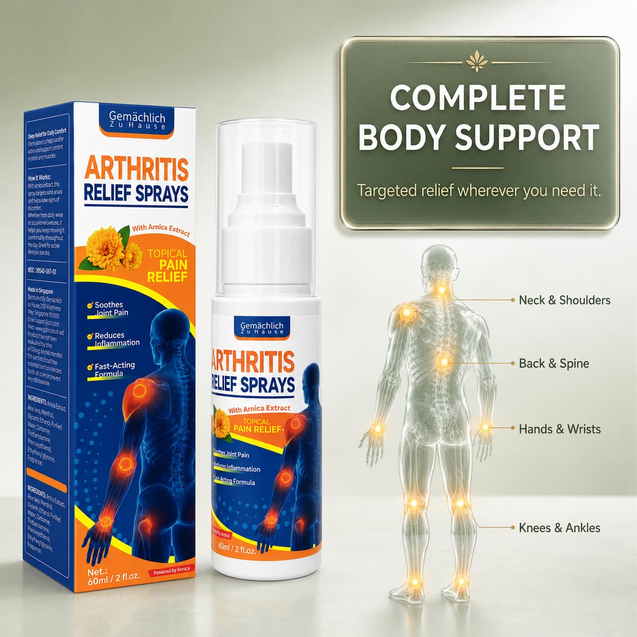 2026 Upgrade Arnica Spray for Joint Relief【NDC Listed—Fast Relief】 — Amazon image 5