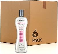 Vista 7 de BioSilk Acondicionador desenredante para perros Silk Therapy - Desenredante hidratante para desenredar, acondicionar el cabello enmarañado