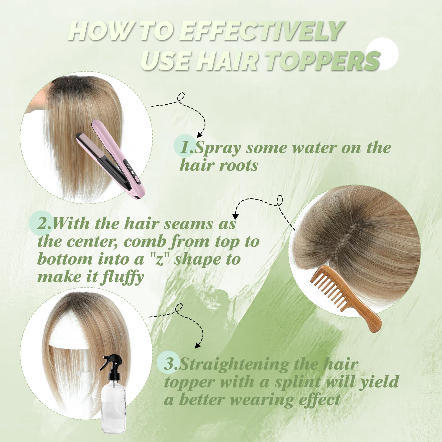 Hair Toppers for Women Top Hairpieces 7x10CM Swiss Base Clip In Topper Remy Human Hair Toppers with Thinning Hairr Loss Cover Gray Hairr Creamy lced Blone