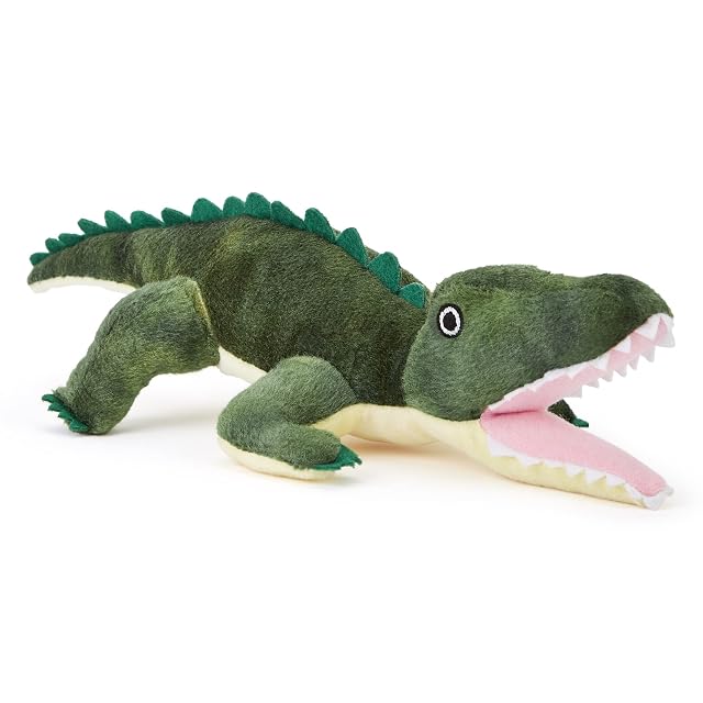 Zappi Co Niños cocodrilo de Peluche cocodrilo de Peluche de Animales de la Selva de Safari (Pequeño, 5-6 Pulgadas, 12-15CM cocodrilo) Grande para el niño recién Nacido Primer cumpleaños