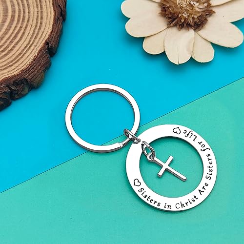 Miniatura 2 de Dabihu Joyería cristiana, llavero para hermana cristiana, regalos religiosos para mujeres y niñas, hermanas religiosas, joyería de versículo bíblico