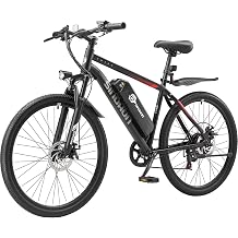 Electric Bike for Adults, 26" E-Bike with 500W Motor & UL 2849 Certified Battery, 37+ Miles Range, 7-Speed, Front Suspension, 20MPH