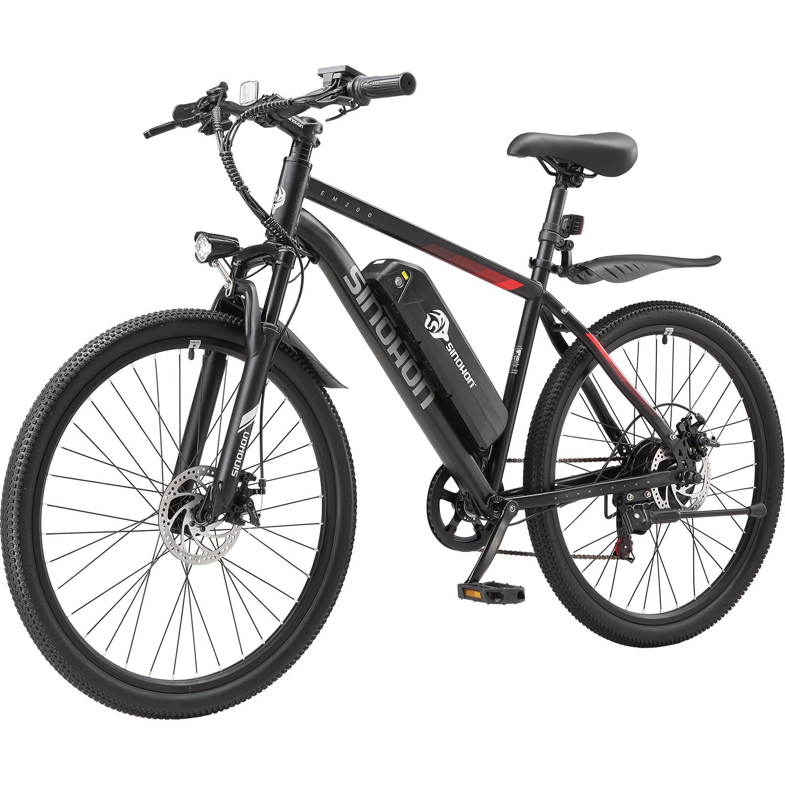 26" Electric E Bike for Adults, E-Bike Commuter – 500W Brushless Motor, 36V 10.4AH Battery, 7-Speed Gear, 20MPH Top Speed, 37+ Miles Long Range – Certified to UL 2849