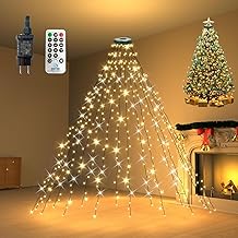 400 LED Christmas Tree Fairy Lights 2 m × 16 Copper Wire 8 Modes Waterproof IP44 String for Christmas Tree Light for Christmas Tree 150 cm 180 cm 210 cm 240 cm String Lights
