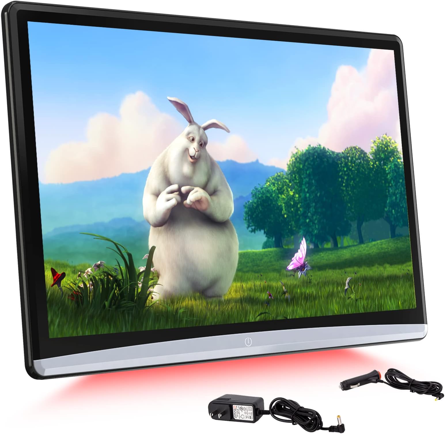 DDAUTO 12.4" Android 10 Car Headrest Video Player with 2.4G/5G WiFi TV Monitor Touch Screen, Support Netflix Youtube Sync Screens Phone Mirroring Bluetooth FM USB-DD125S