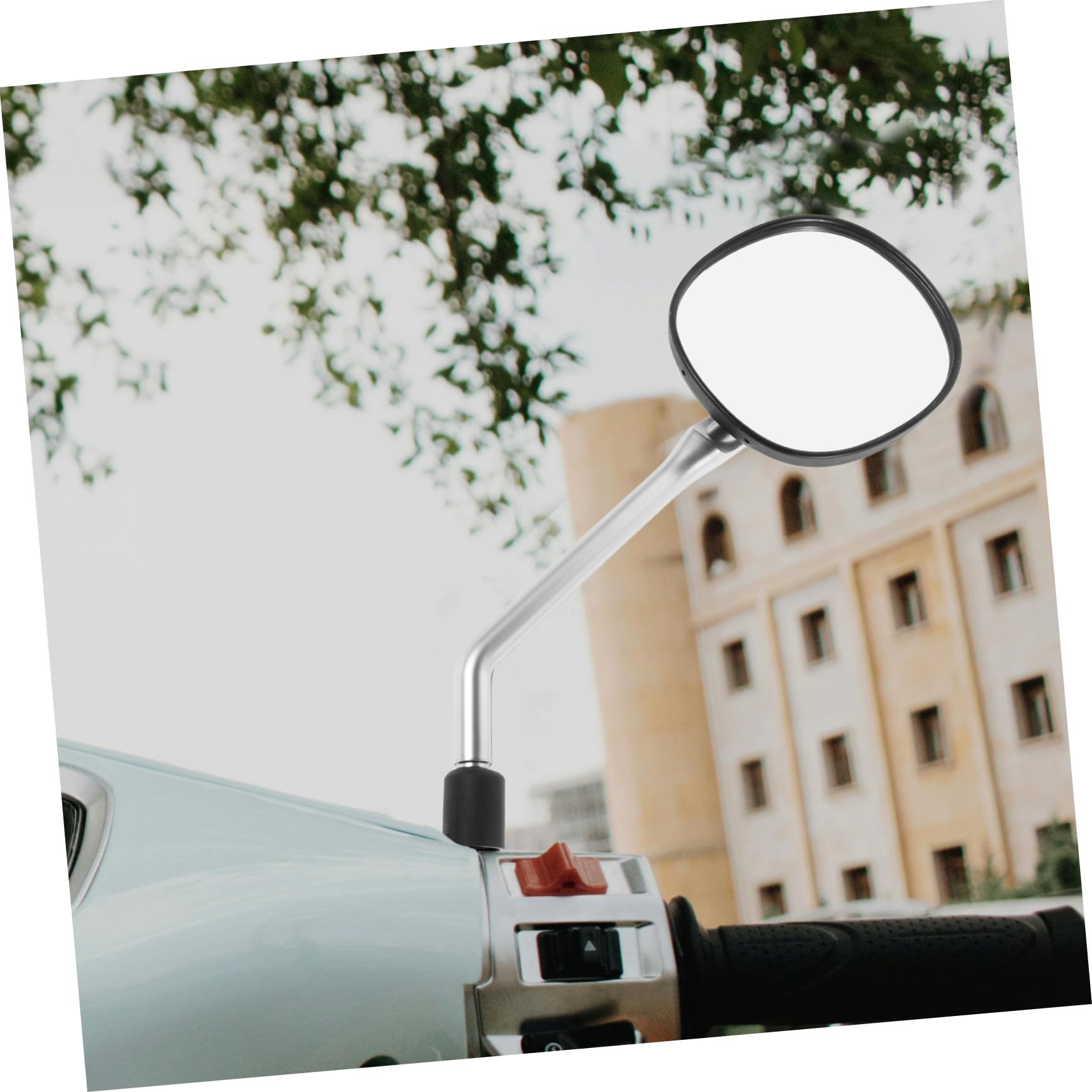 Rétroviseurs pour Scooters Électriques Miroir Arrière Remplaçable Design Élégant et Facile à Installer Compatible Plupart des Modèles Adultes