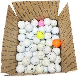 100 Ball Mesh Bag Hit Away Practice Used Golf Balls
