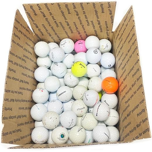 Hit Away Practice Used Golf Balls 100 Pack