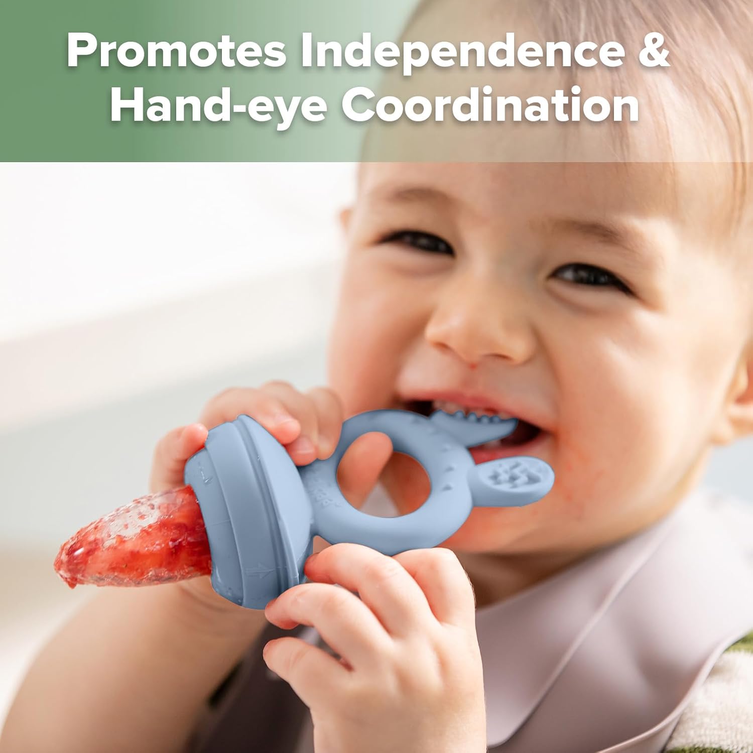 Haakaa Silicone Baby Fruit Food Feeder & Toddler Cup Combo