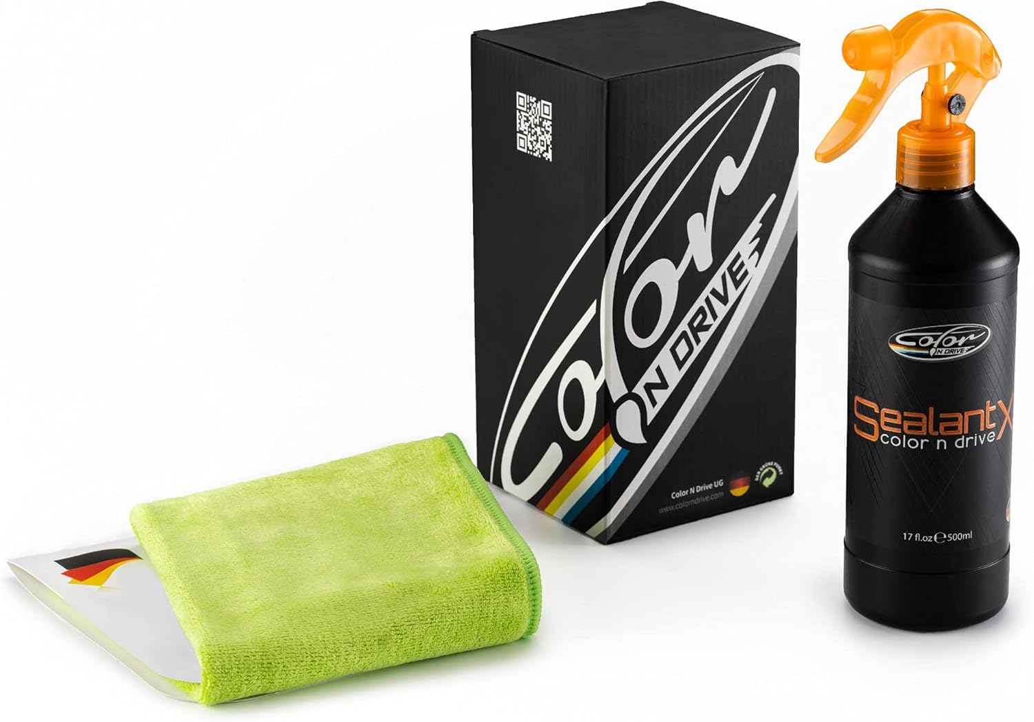 Color N Drive Quick Ceramic Coating – Car Wax and Polish Spray – Top Coat Polish with extreme water beading – Protection Over Existing Wax or Ceramic Coating Mirror Gloss Shine - SEALANT X