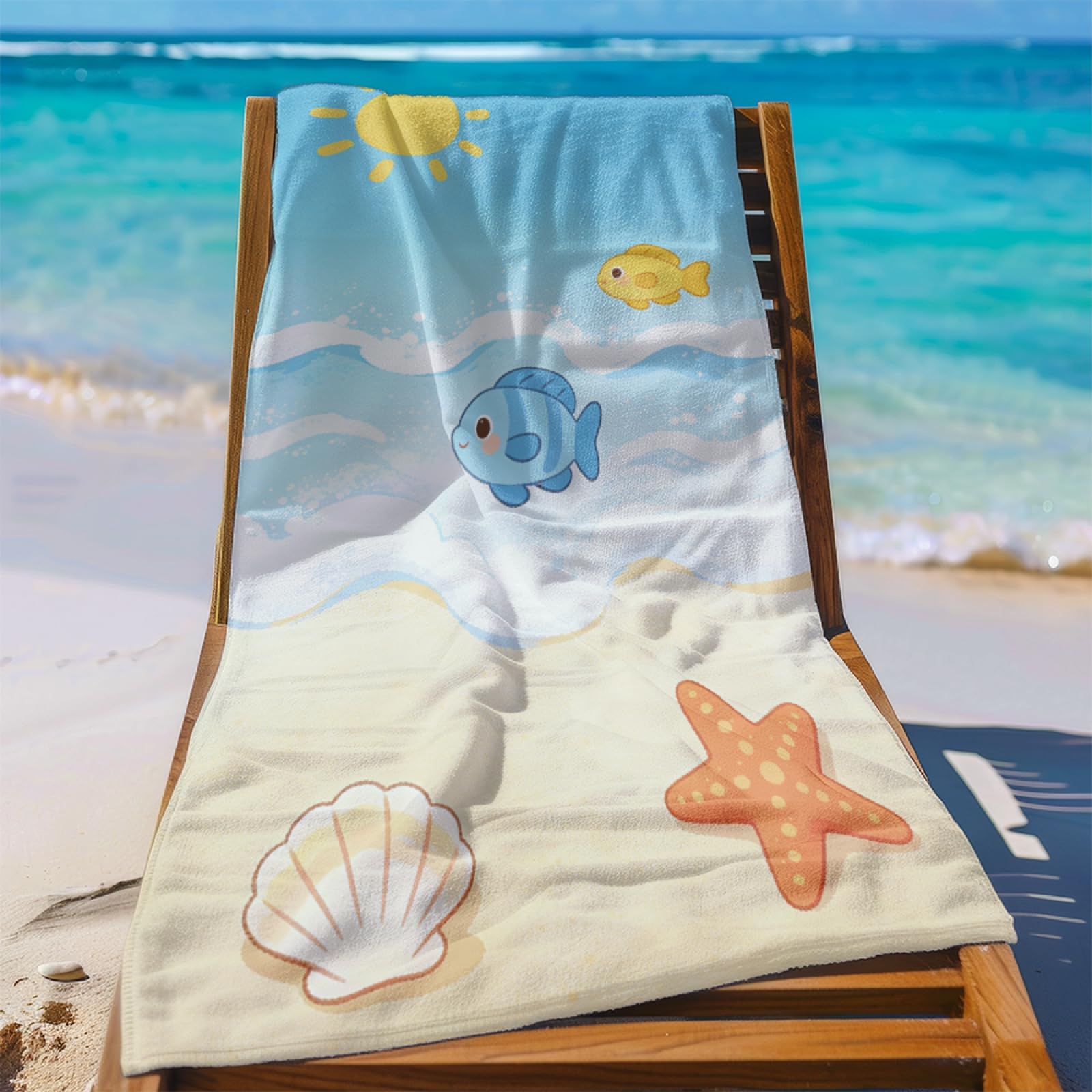 Fouta PlageShell Bleu Rose Modèle Surdimensionné avec Diverses Tailles, Respirante et Portable, Parfaite pour Voyages Sorties Piscine et Usage Extérieur Quotidien 90x160 cm
