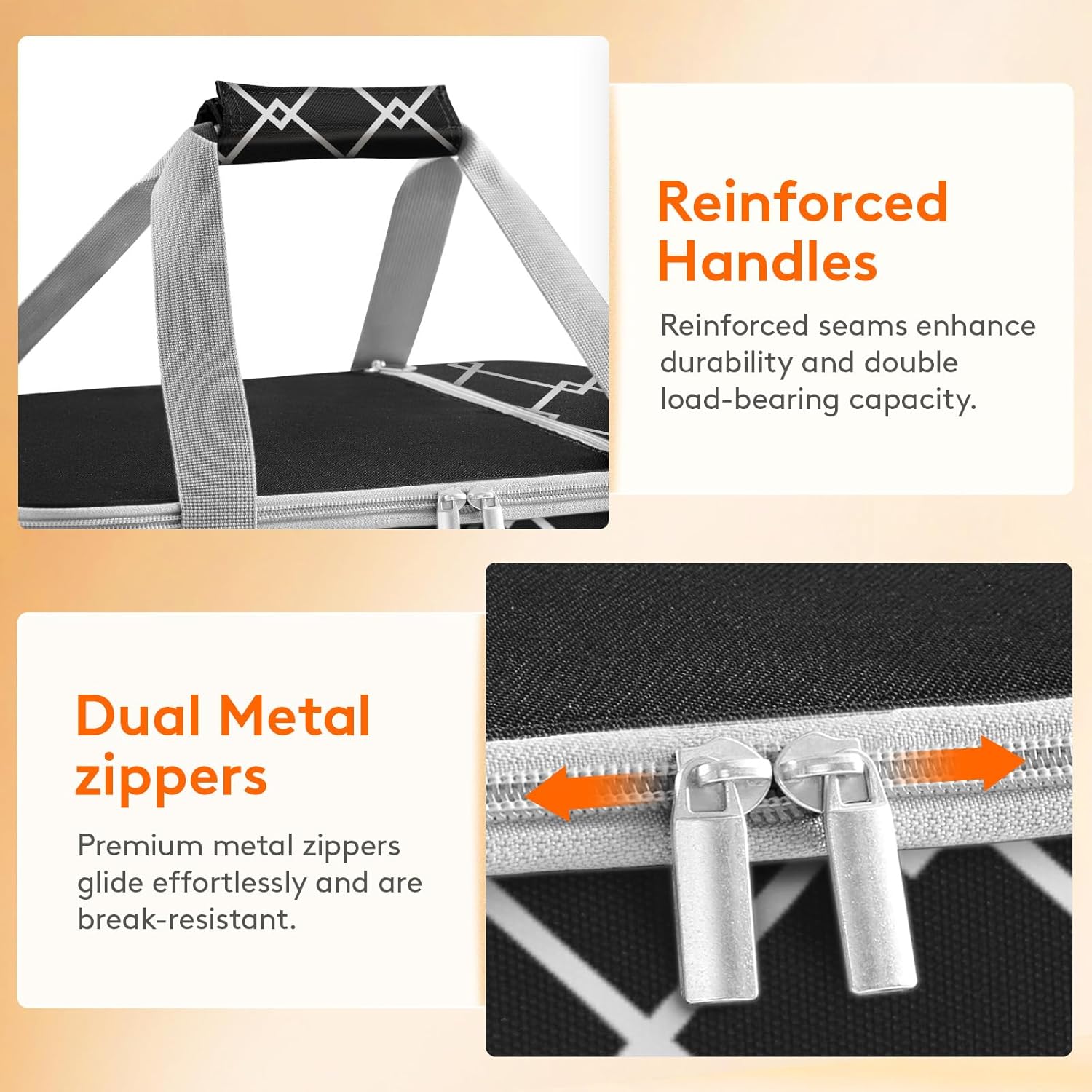 Lifewit Insulated Single Decker Casserole Carrier, Lasagna Lugger Holder for Hot or Cold Food, Fits 9" x 13" Baking Dish, Thermal Lunch Tote Bag for Potluck Parties, Picnic and Cookouts, Black - Image 6