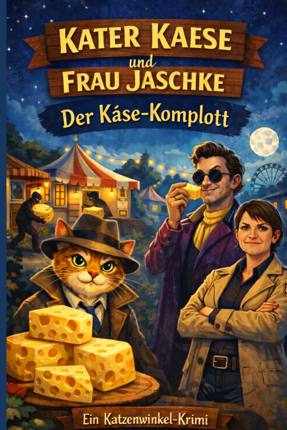 Kater Kalle und Frau Jaschke Der Käse-Komplott Ein Katzenwinkel-Krimi: Spannende Detektivgeschichte mit Katze | Krimi für Kinder, Jugendliche und Erwachsene (Band 2)
