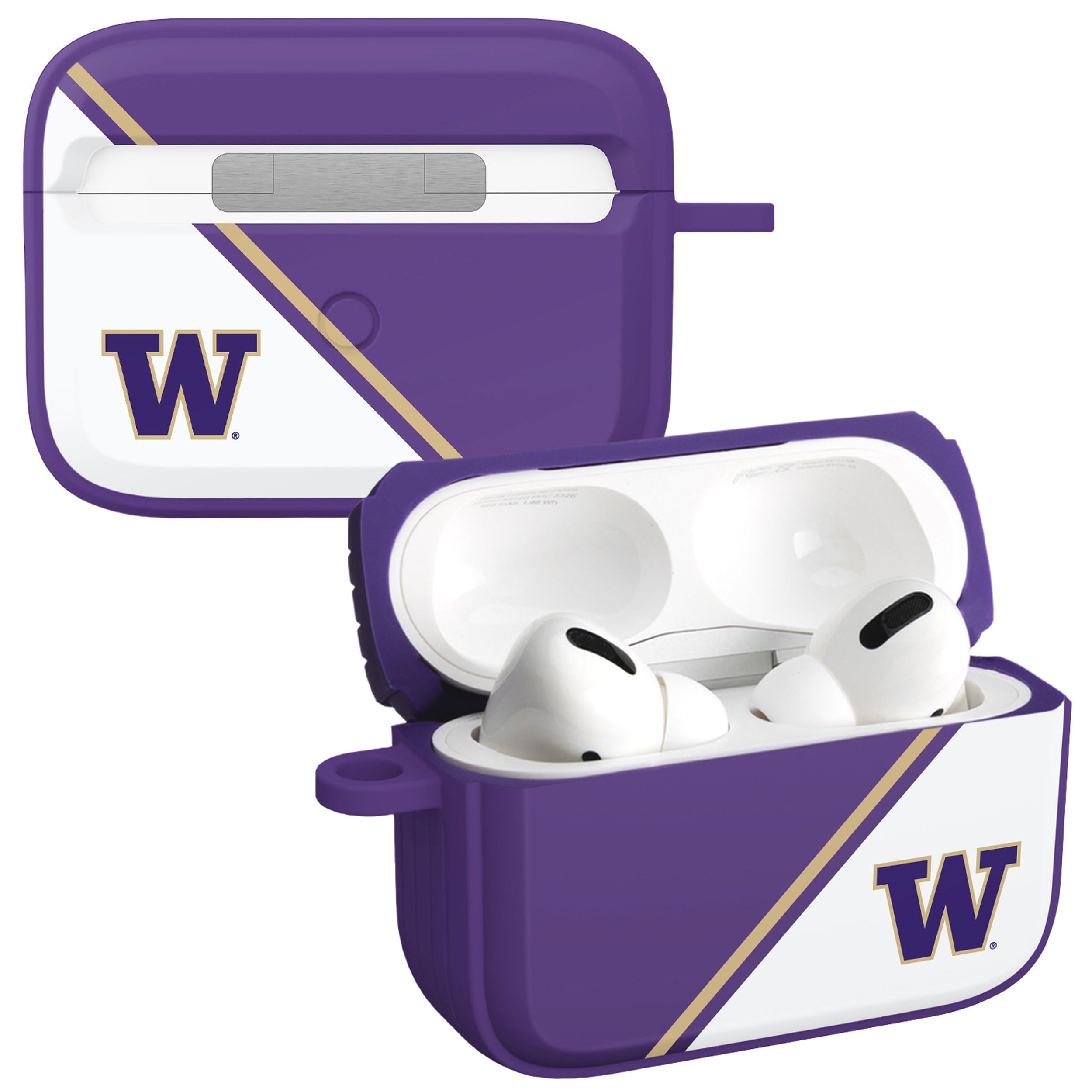 Affinity Bands Washington Huskies Champion Series HDX Case Cover Compatible with Apple AirPods Pro